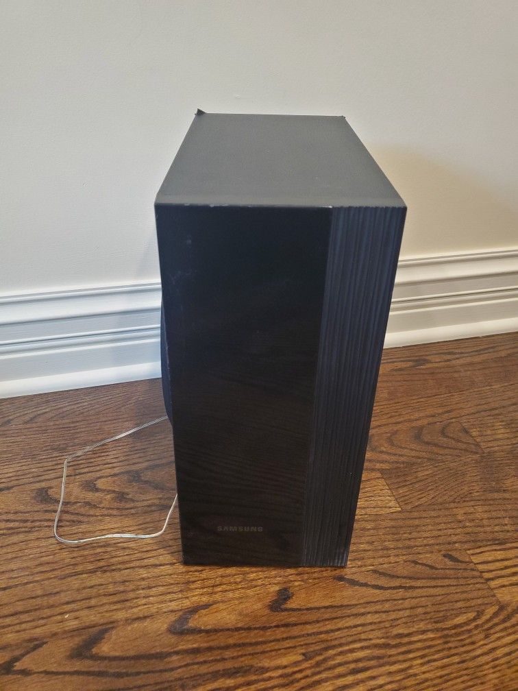 Black Samsung Subwoofer Speaker