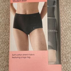 Brand New  Calvin Klein 3 Pack Modern Brief - XL
