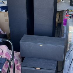 Klipsch Speakers And Denon Receiver 