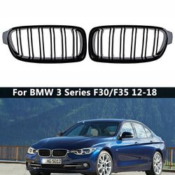 2012-2018 For BMW 3 Series F30 Front Grille PG Style Gloss Black Brand New