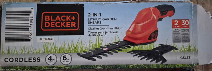 Electric Garden Shears and Trimmer