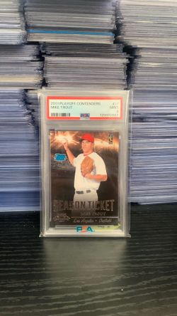 2011 playoff contenders Mike trout rookie psa 9