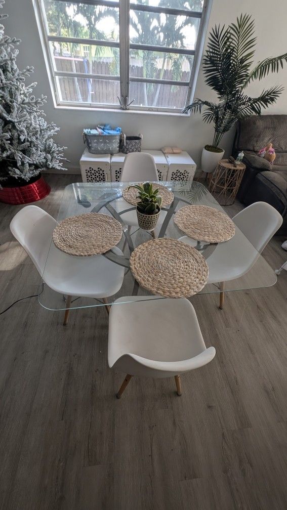 Glass Dining Table