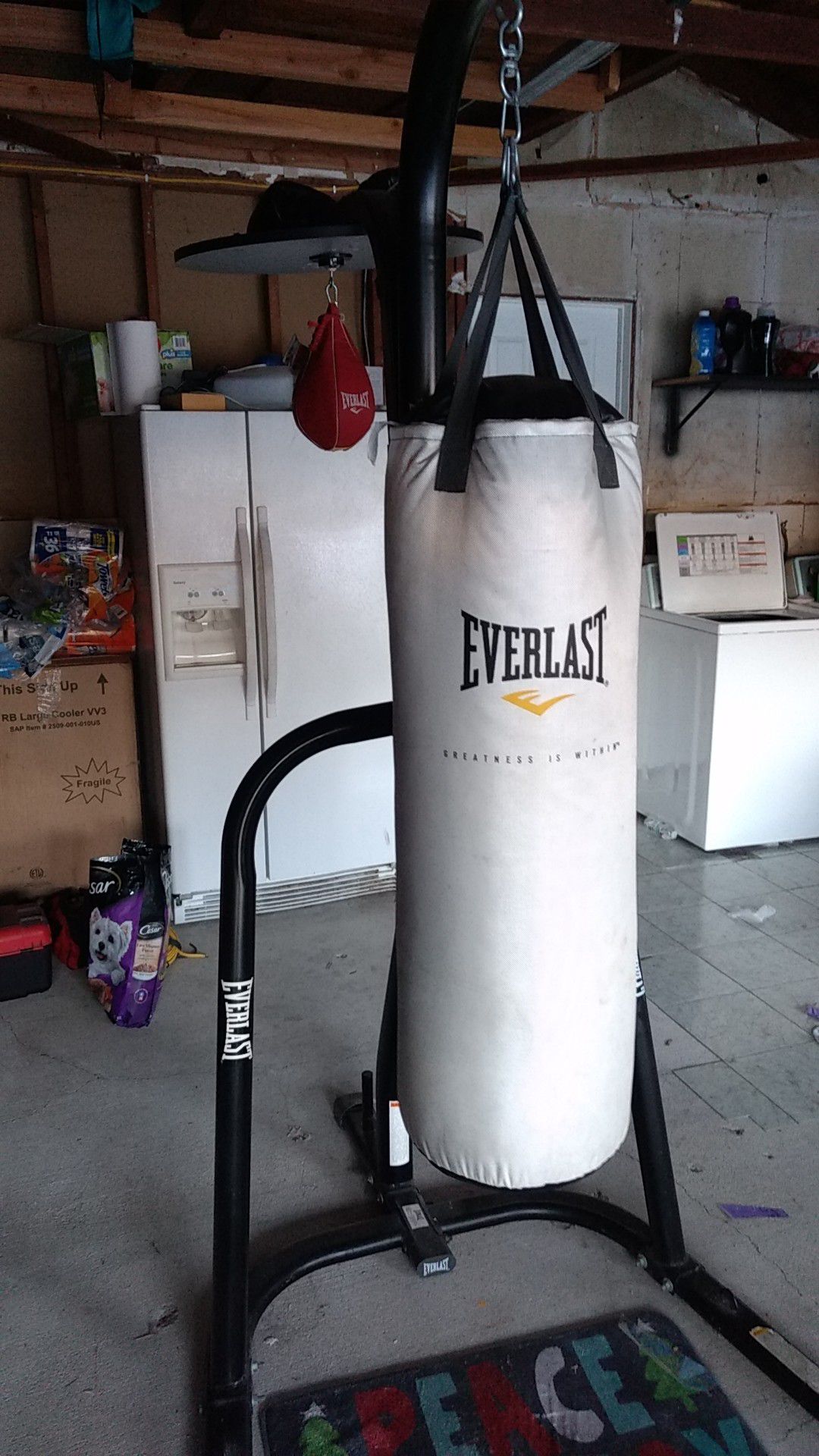 Punching Bag Stand with Speed Bag