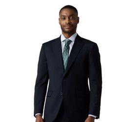 Alton Lane Mercantile Jacket Tailored Fit - Premium Quality Suit Jacket for Men, Stylish and Elegant Men’s Suit Jackets, Navy, 44R