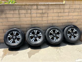 4 2016 OEM Tacoma TRD Sport Wheels with Firestone Tires