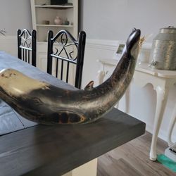 Wood Carved Whale