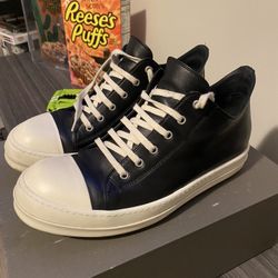 RickOwens Ramones leather Lows 