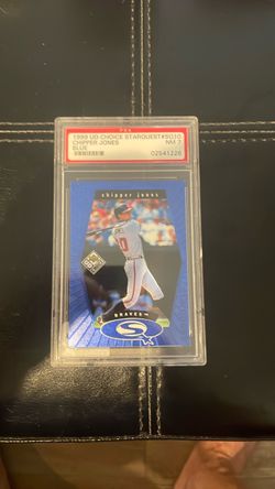 1999 upper deck choice StarQuest SO10 chipper Jones training card