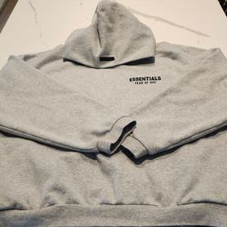 Essential Hoodie Sz XL Gray pullover Excellent