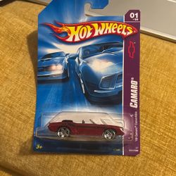 Hot Wheels '69 Camaro Convertible #(contact info removed) Series Dark Red