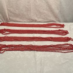 Red Beads Strands 