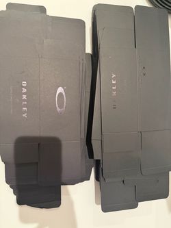 Oakley boxes-40 total