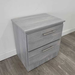 Gray Nightstand New