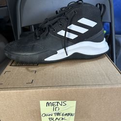 New Adidas Mens Own the Game Size 10