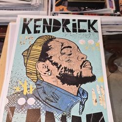 Kendrick Lamar Canvas Poster 