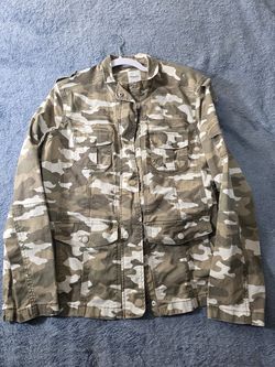 Kensie Jeans Camo Utility Jacket, Women's XL