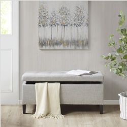 Madison Park Frances Tufted Storage ottoman