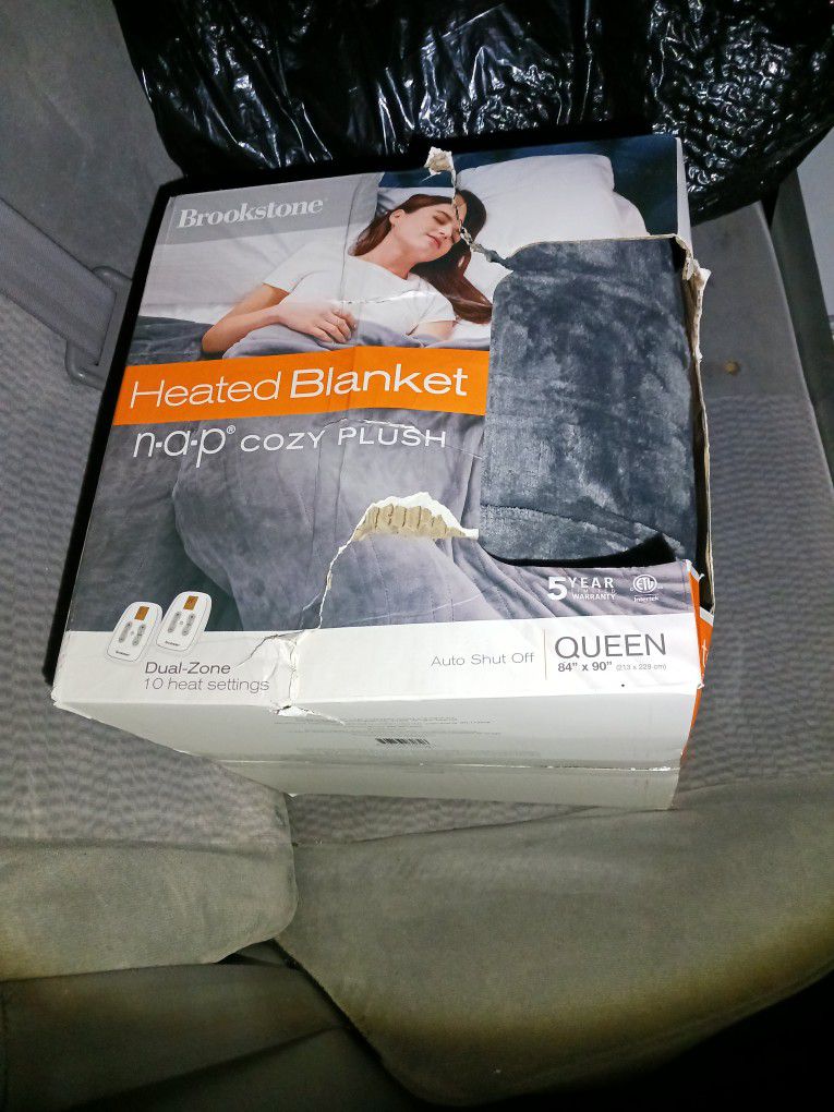 2 New In Box Queen Sized Electric Heating Blanket