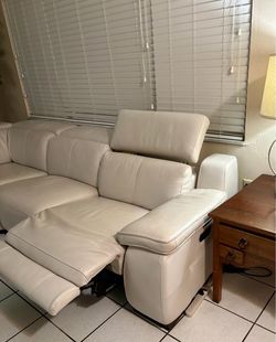 Ivory sectional from El Dorado