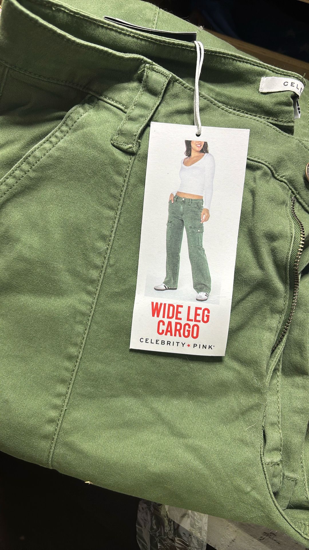 Wide Leg Cargo Pants