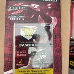 1997  Series 2 Score Unopened 20 Card Baseball Pack 