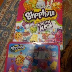 4 Pc Huge Rare Shopkins Bundle With Lunch Box & Huge Cards Collection & Diary  New Book