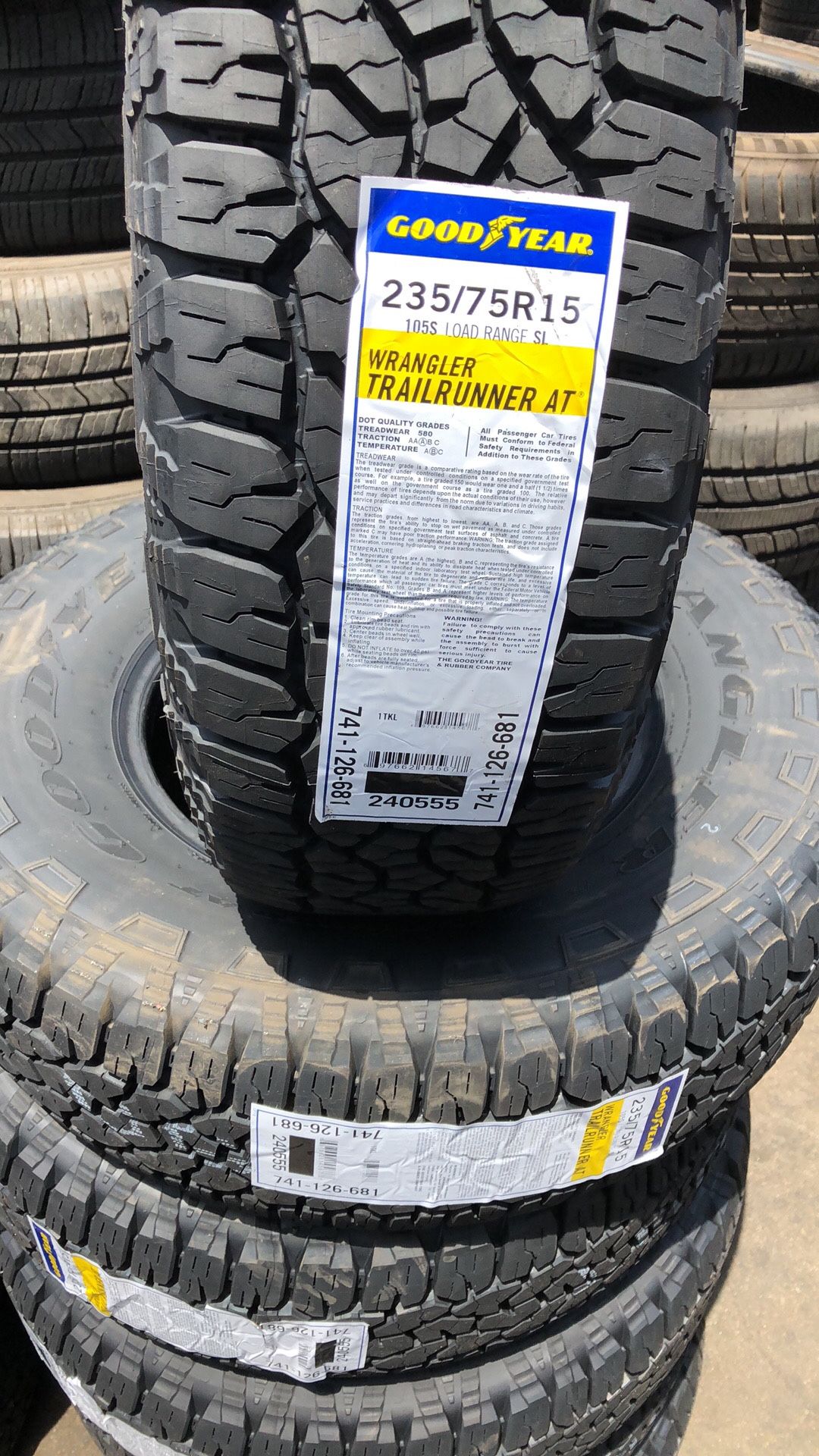 235/75R15 Goodyear Wrangler Trail Runner