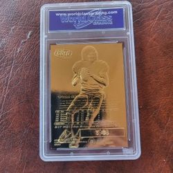 Tom Brady 2000 Fleer Ultra 23KT Gold  Sign Series 