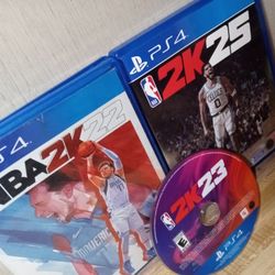 Ps4 NBA 2k22 23 &25😎🏀👈