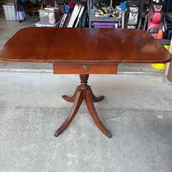 1940’s Claw Foot Table.  Foldable.  Brass Feet.  I Small Ding (see Photos).  Otherwise Perfect
