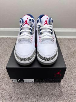 🔥2016 Retro OG Jordan 3 True Blue 85'🔥 sz 7 / Women's  8.5
