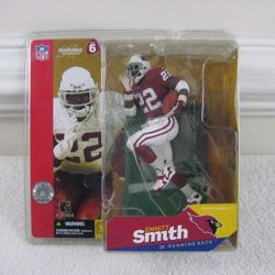 Emmit Smith Arizona Cardinals Action Figure By McFarlane's Series 6-NEW
