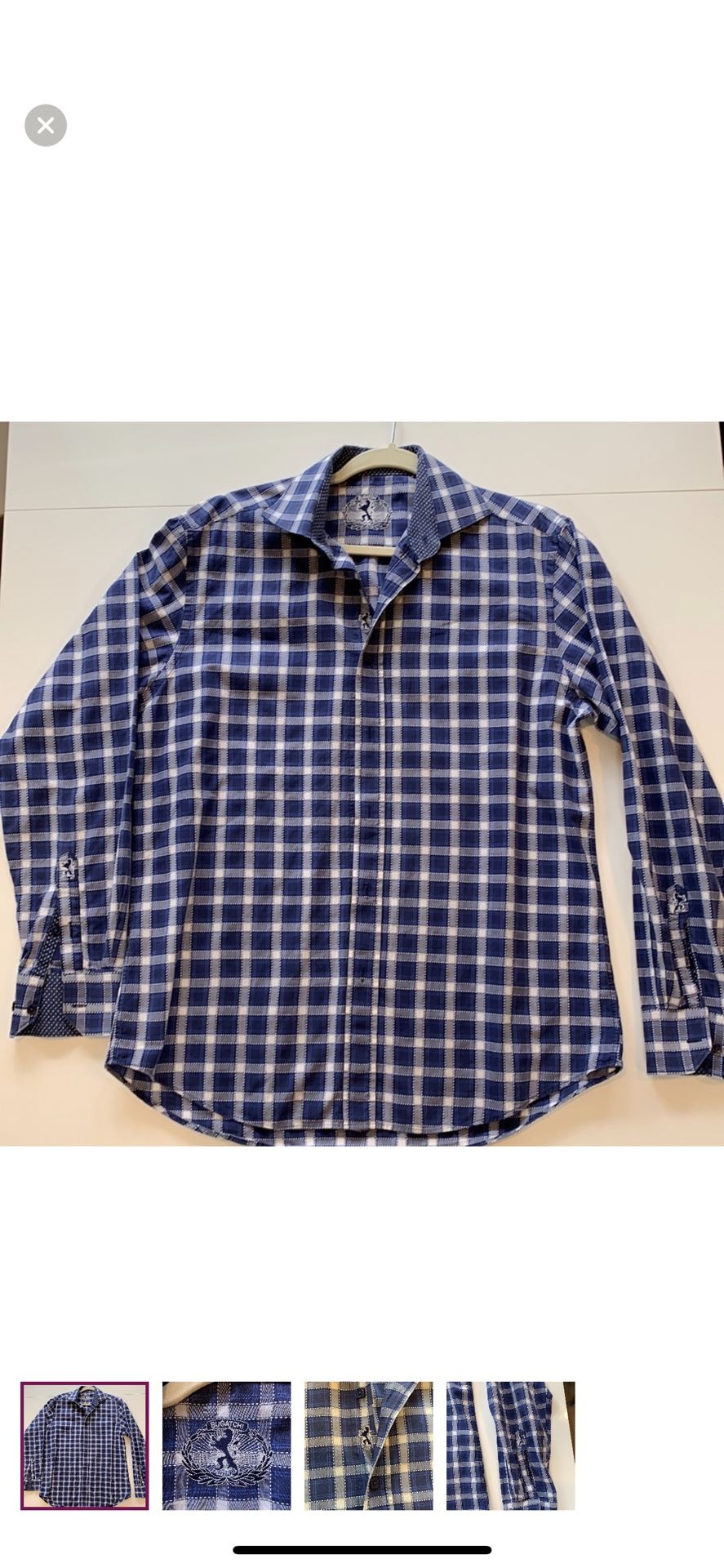 Bugatchi dress shirt size xl in great condition