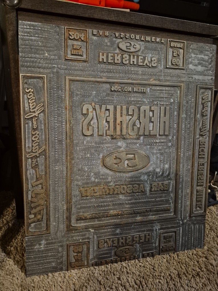 Antique HERSHEY'S Box Print From Original Factory
