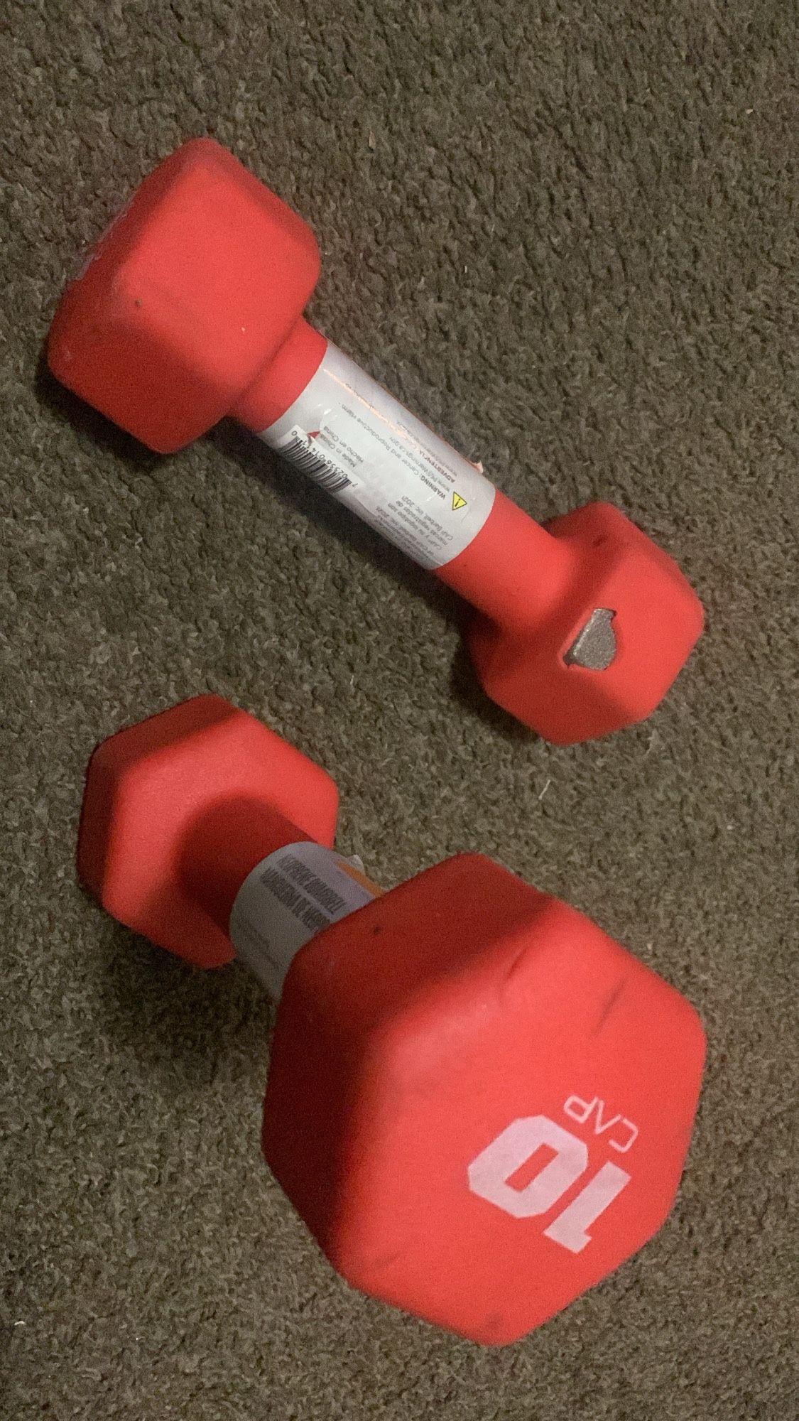 small Weights & Boxing Gloves