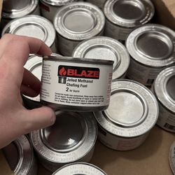 24 Blaze Jelled Chafing Dish Fuel Cans