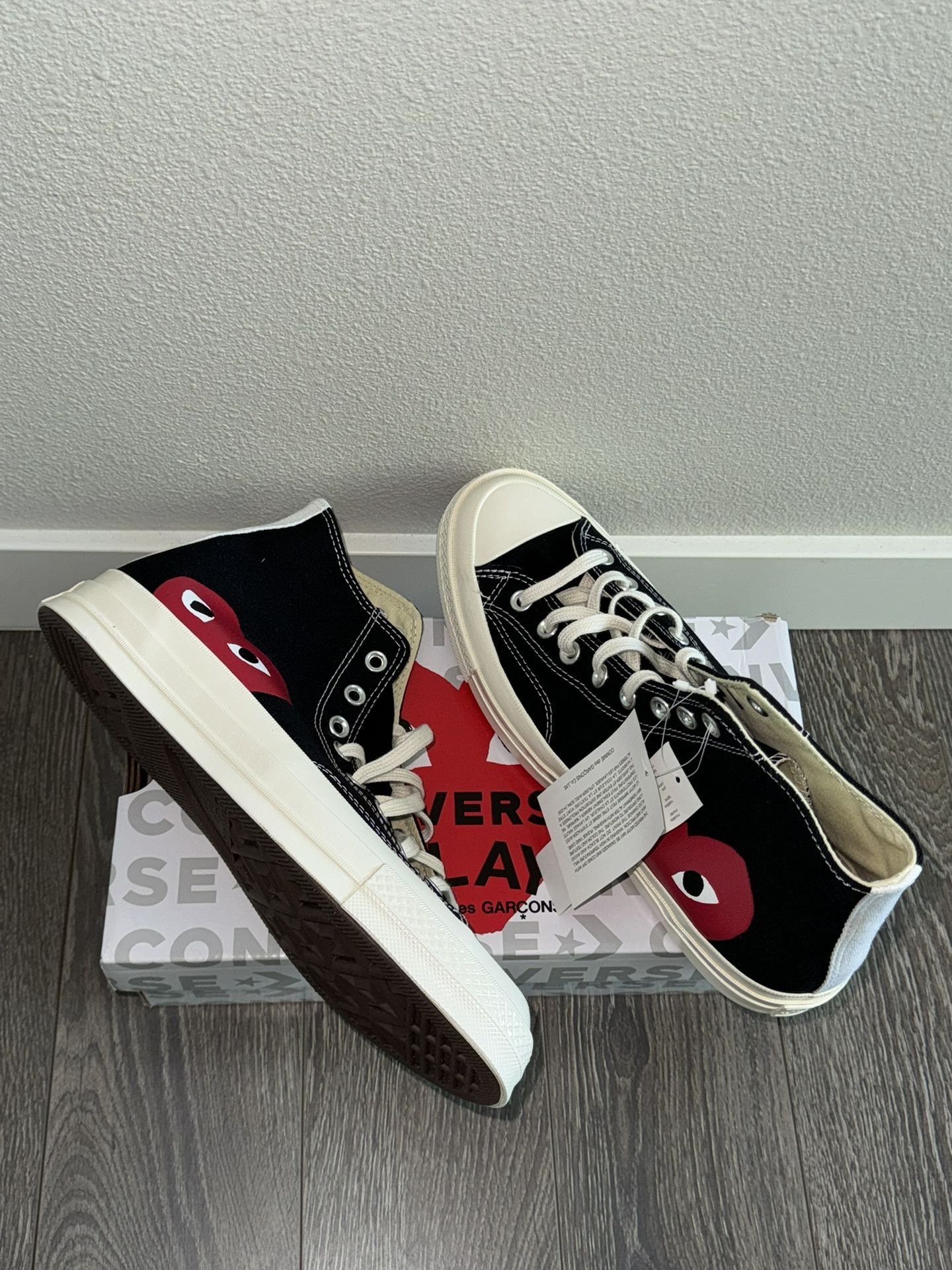 CDG Converse High Top Sneakers