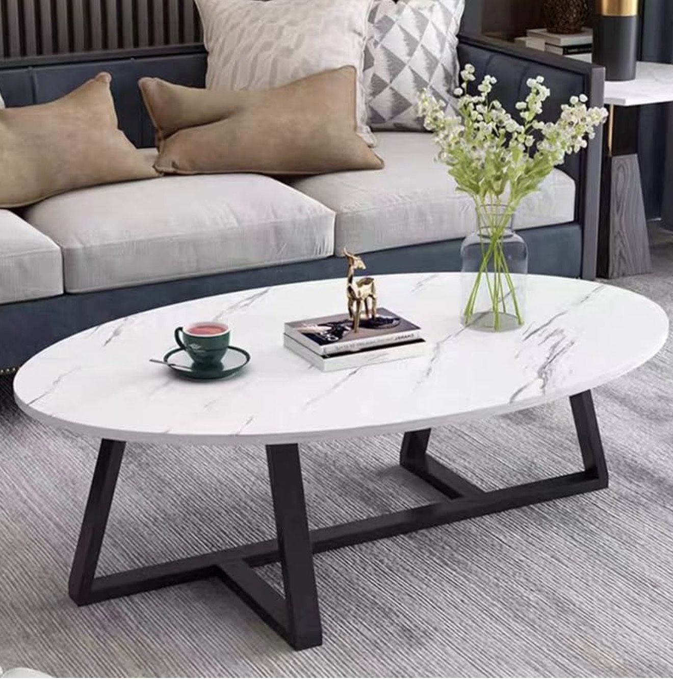 Coffe Table Small Oval Table