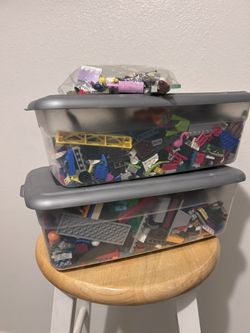 2 Bins Of Legos
