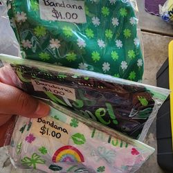 St Patrick's Day Bandanas 