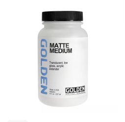 Golden Matte Medium 8 Oz