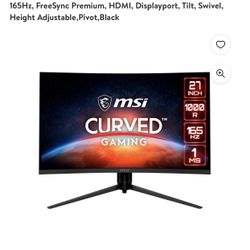 Curved Gaming Monitor 27”