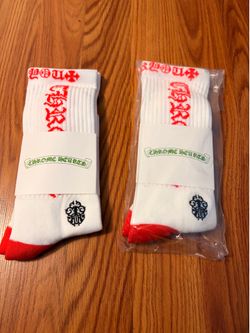 Chrome Hearts white socks