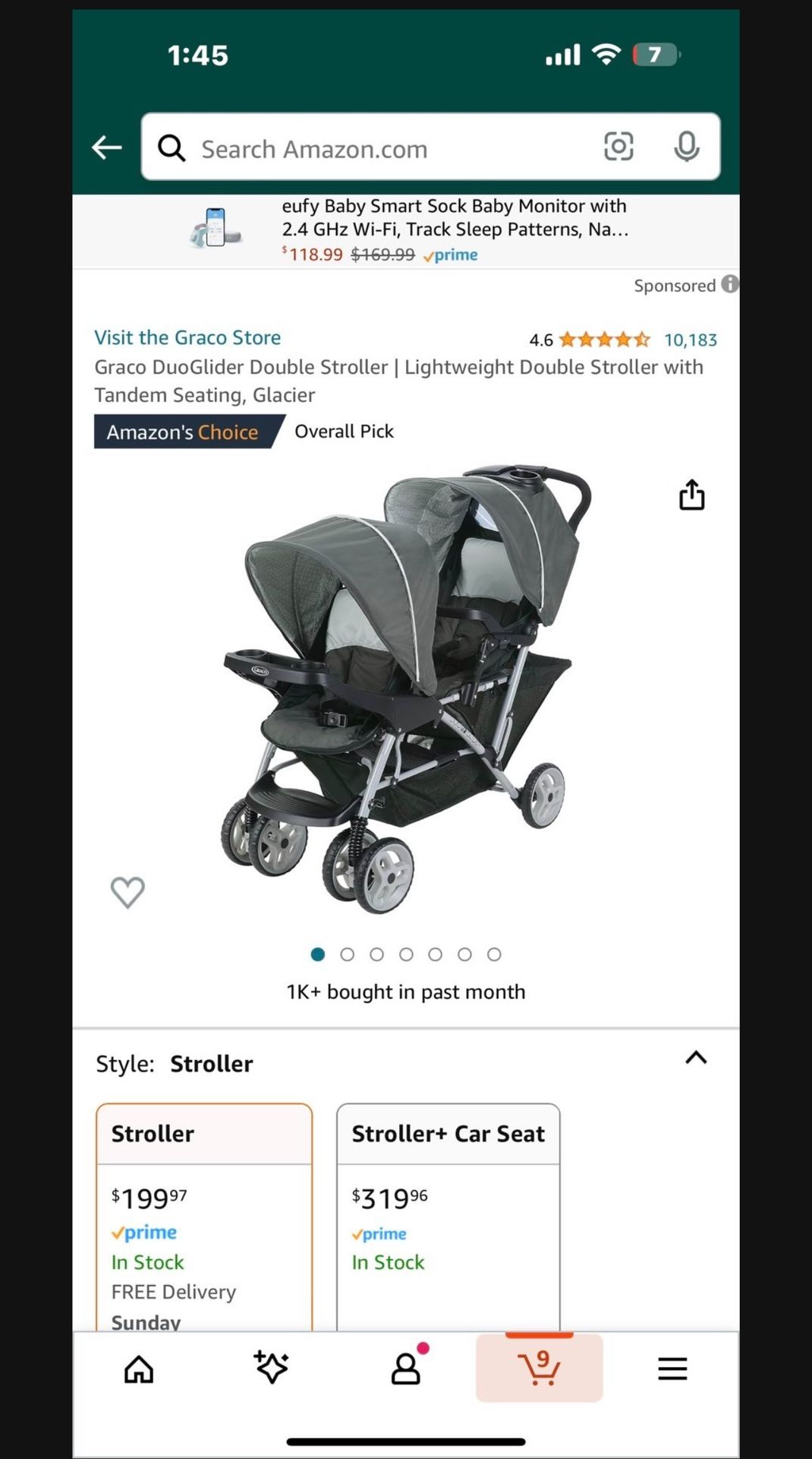 GRaco Double Stroller