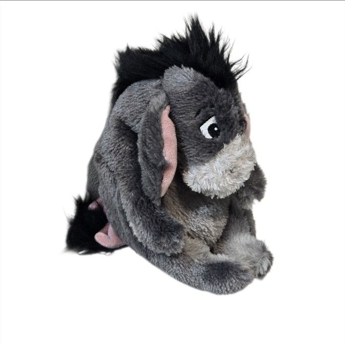 Vintage Disney Parks Store Grey Eeyore Donkey Plush 8" Stuffed Animal Winnie