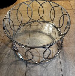 Glass center table