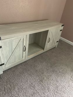 White / Grey Tv Stand /Cabinet