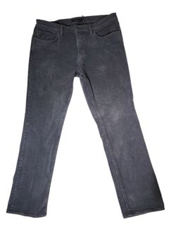 polo ralph lauren varick  slim straight corduroy gray pants men size 34/30