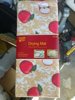 15in x 20in drying mat NEW